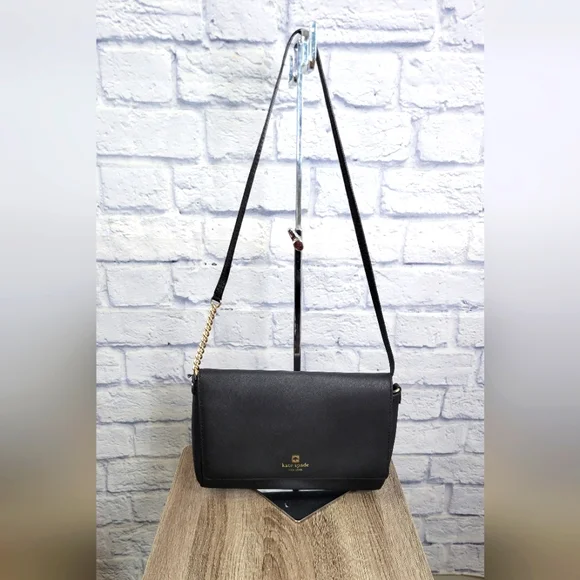 Kate Spade Black Leather Crossbody