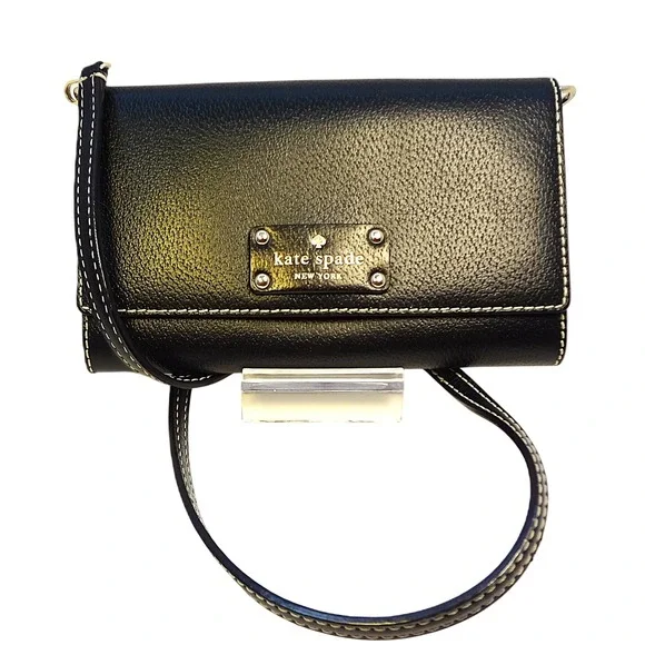 Kate Spade New York Wellesley Natalie‎ Convertible Clutch Crossbody Bag Black