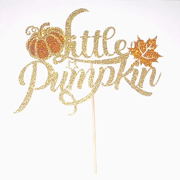 Little Pumpkin Cake Topper