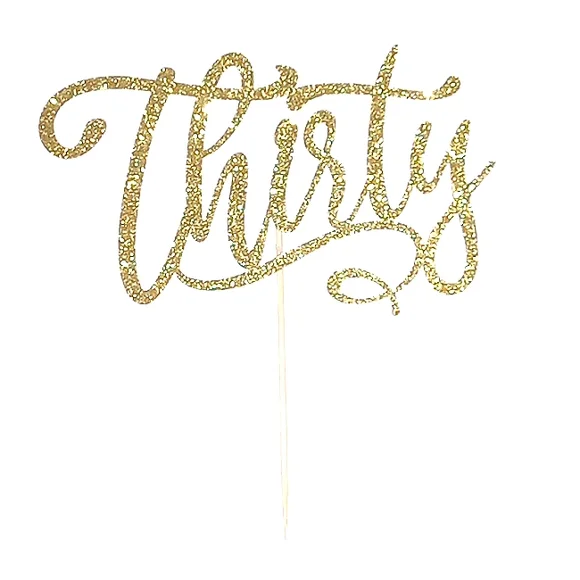 Thirty Cake Topper