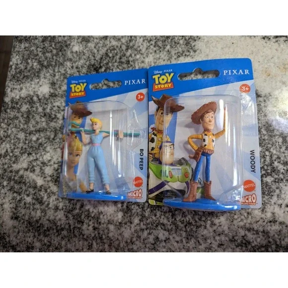 2 new Disney Pixar 5cm Micro Figure Collection - Toy Story Cake Toppers