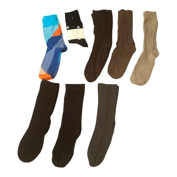 Multicolor Dress Sock Bundle Men’s Size Large