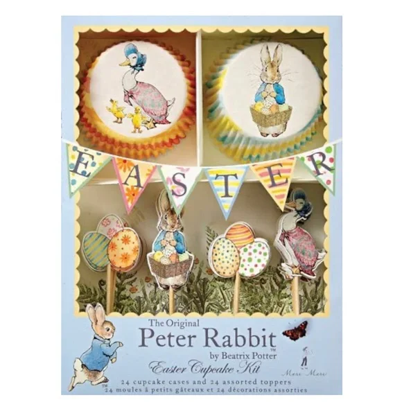 Beatrix Potter Peter Rabbit Easter Cupcake & Toppers Kit, 24 ct (195855)
