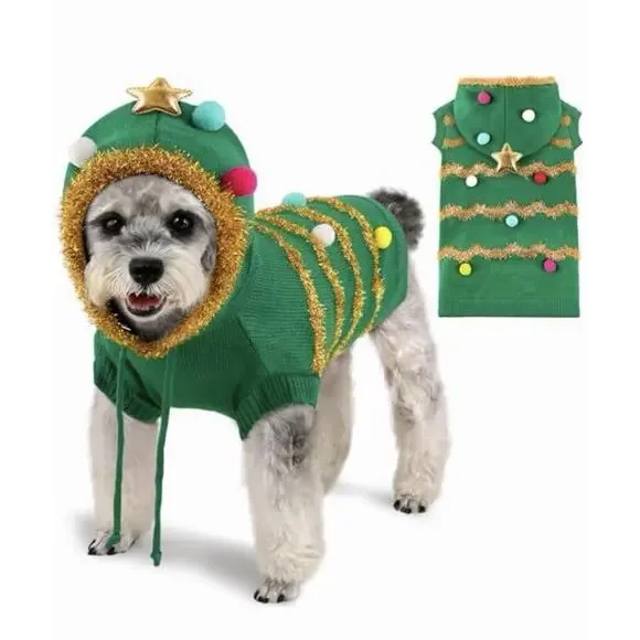 Christmas Sweater Christmas Tree with Hat XXL