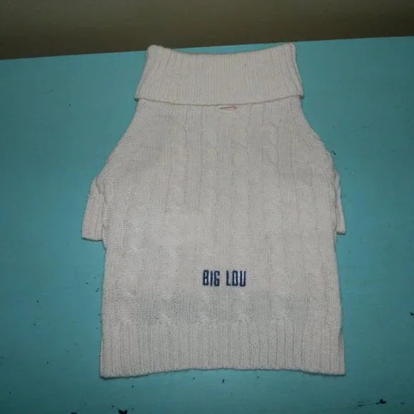 Mark & Graham Cable Knit Dog Sweater 