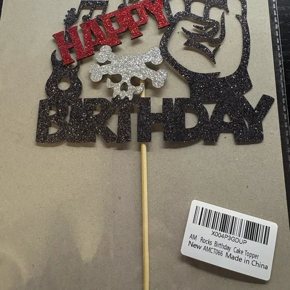 Happy Birthday Cake Topper
