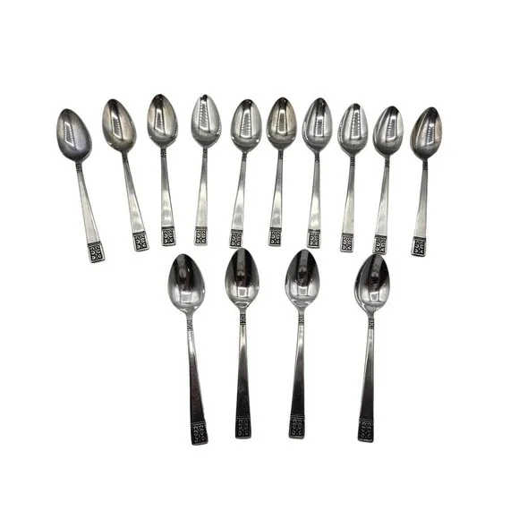 Custom Design CUD1 Lot of 14‎ Tablespoons Stainless