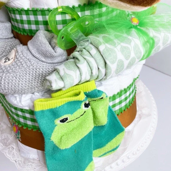 Turtle Diaper Cake
