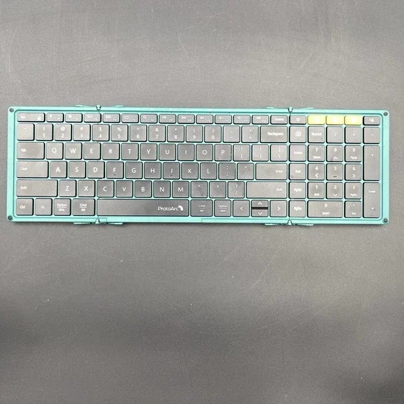 ProtoArc XK01 Foldable Bluetooth Keyboard Numeric Keypad Tested Works