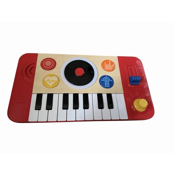 Hape Battery Operated Musical Toy‎ Keyboard Red Music for Children