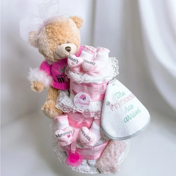 Princess Diaper Cake, Baby shower gift