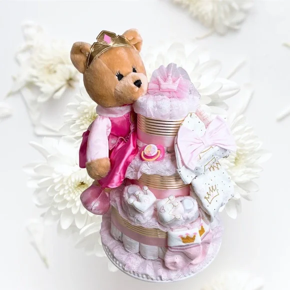Princess Diaper Cake