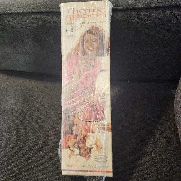 Vintage 1965 Thermo Spoon Thermometer‎ GAYDELL PRODUCT. Box Intact. EUC
