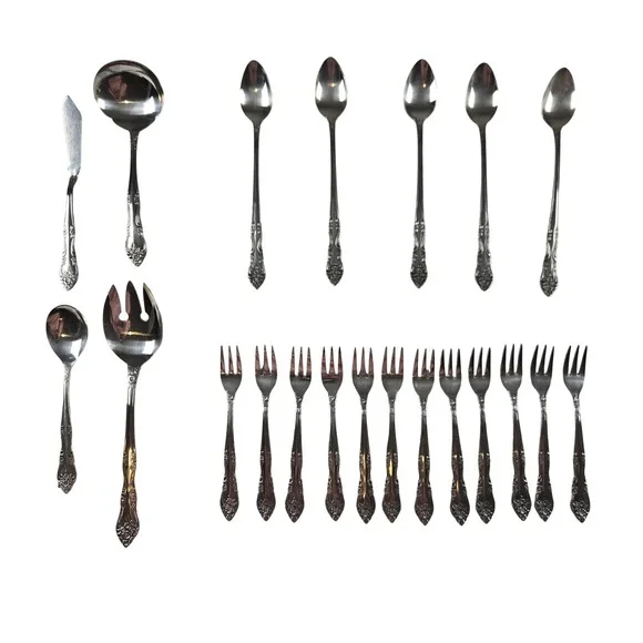Oneida WM A Rogers Stainless Steel Flatware Lot Forks Spoons Knife Replacement