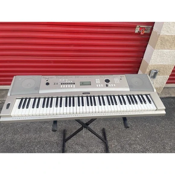 Yamaha YPG-235 76-Key Portable Grand Keyboard Piano w/ Stand Tested Works