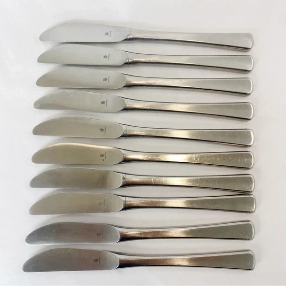WMF Jupiter Butter Knife or Spreader Vintage Lot of 10 Retired Pattern
