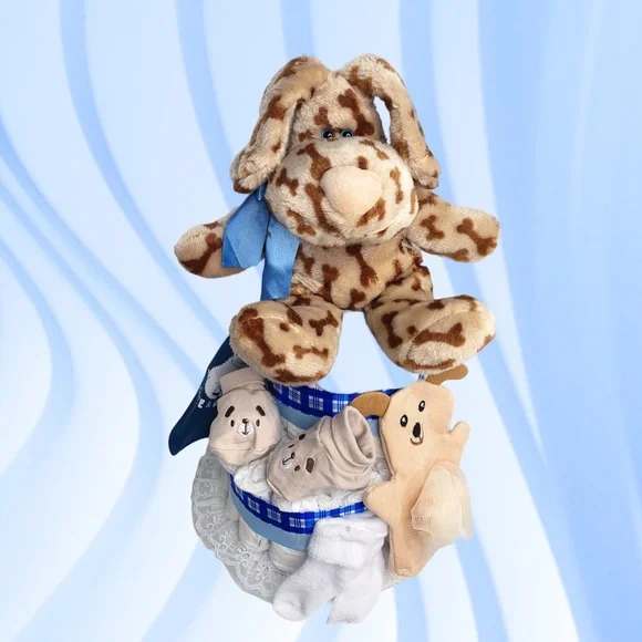 Puppy Diaper Cake, Doggy Diaper Cake