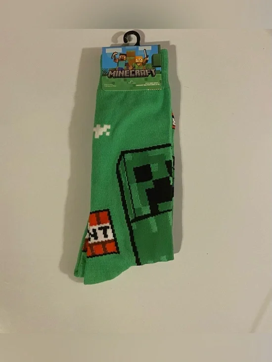 Fun Novelty Socks Featuring Minecraft