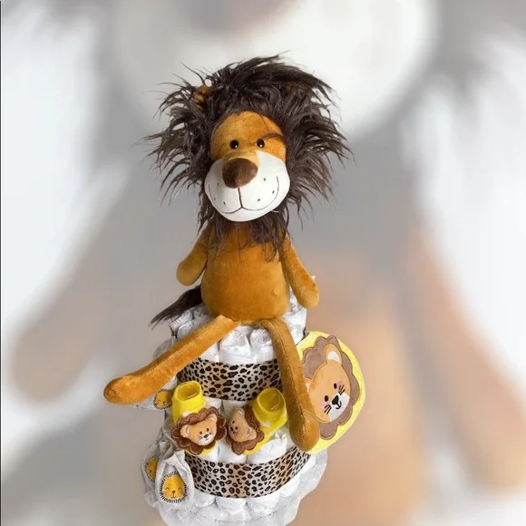 Lion Diaper Cake