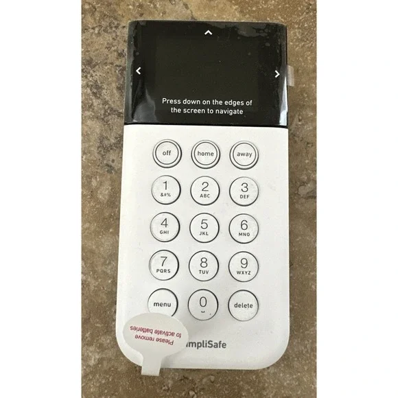 SIMPLISAFE ALARM HOME SECURITY KEYPAD KP3W No Box