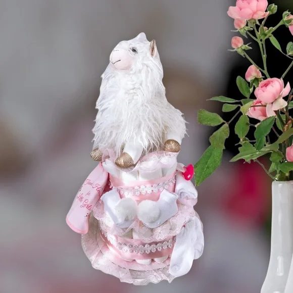Llama Diaper Cake