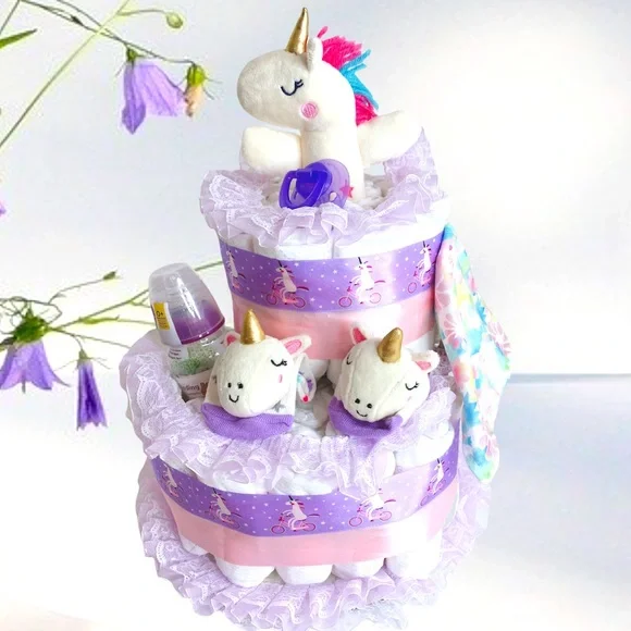 Unicorn Diaper Cake