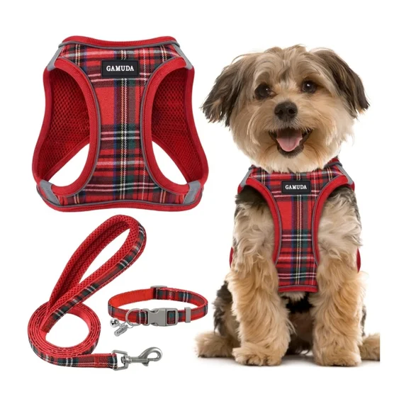 Pet Harness Collar and Leash Set