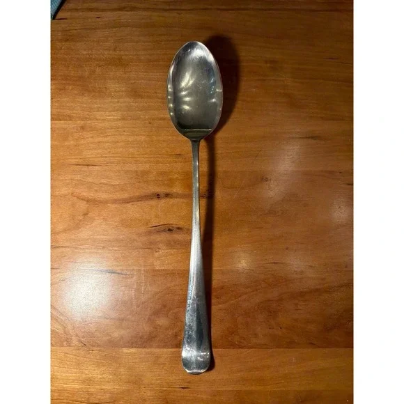 Vintage S.G. England 13 Inch Large Silverplate Bastings‎ Serving Spoon