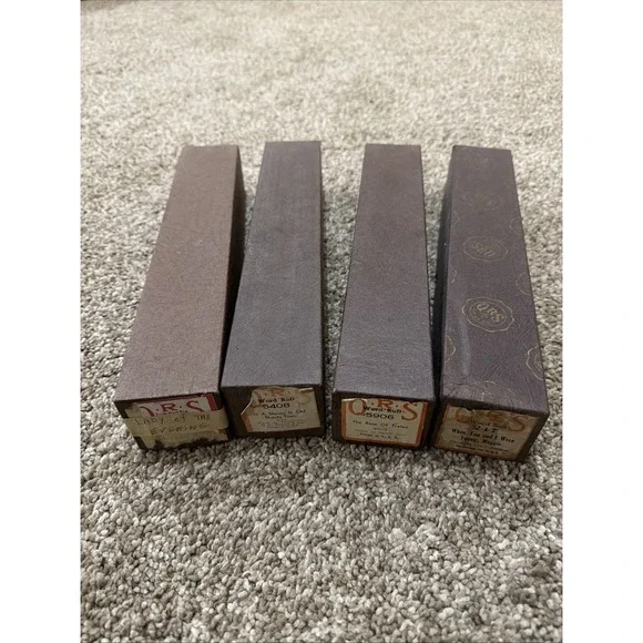 Vintage‎ QRS Player Piano Word Rolls. Lot Of 4. See Pics