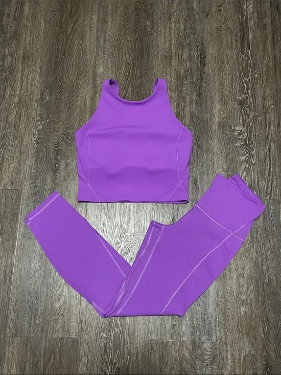 Like New Lululemon Matching Align Moonlit Magenta Set. Size 4