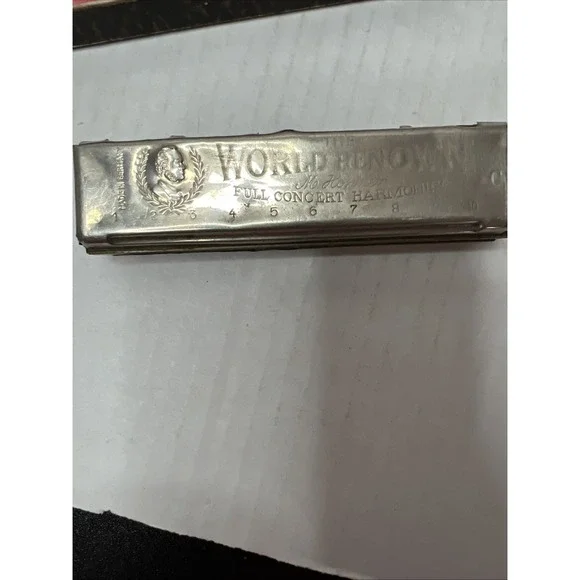 Vintage‎ M Hohner Full Concert Harmonica Key Of C Made In Germany