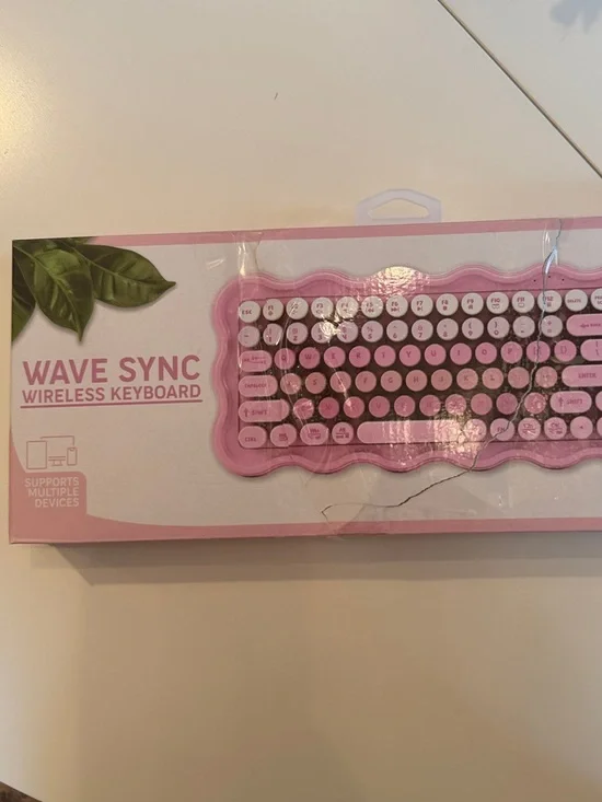 Wave Sync Pink Wireless Keyboard