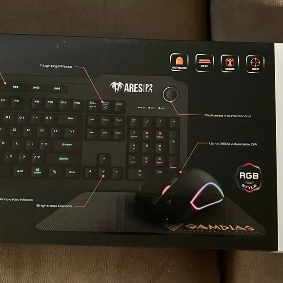 NEW! Ares 3-in-1 gaming keyboard