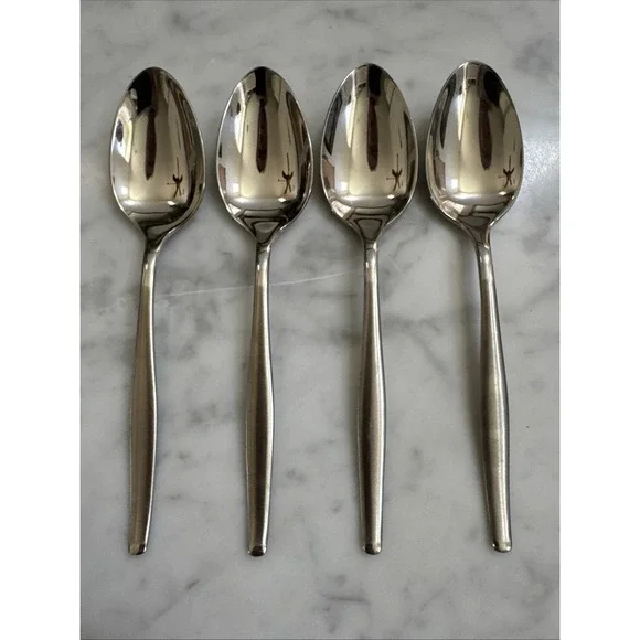 Gorham Silver Autumn Mist Teaspoons Set of 4