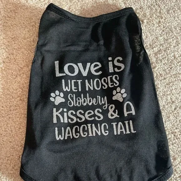 Handcrafted Funny Dog‎ Tshirt, Dog Clothes, Dog Apparel, Small animal clothing