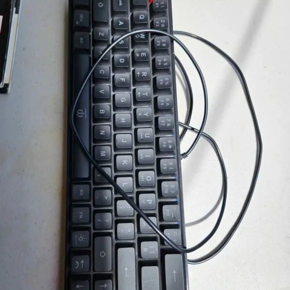Black Wired Keyboard