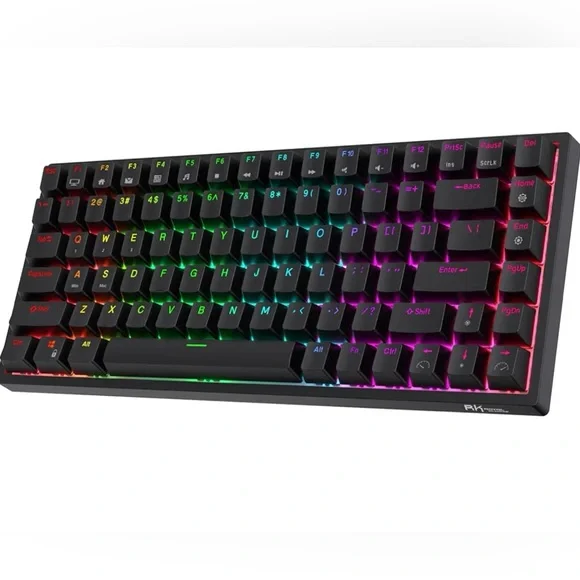 NEW in box RK84 Royal Kludge Wireless RGB 75% Triple Mode Swappable Keyboard L