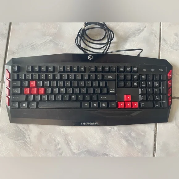 Black and Red Gaming Keyboard