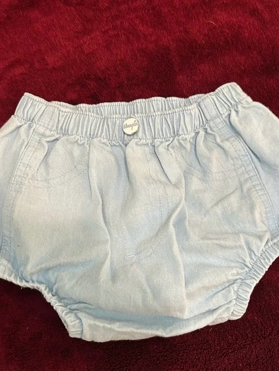 Cherokee Light Blue Baby Diaper Cover Bloomers