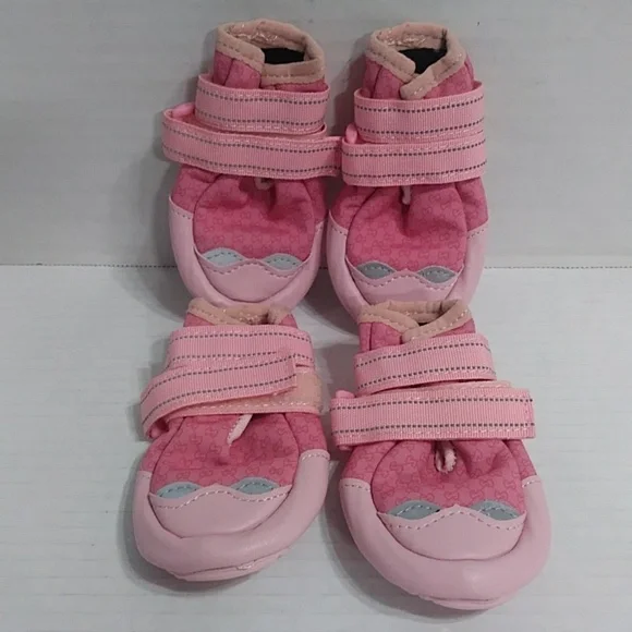 Dog Anti-Slip Pink Rain Snow Boots Size Small *NWOT*