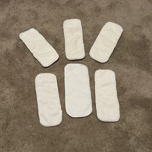 Lot of 6 Cloth diaper Microfiber Inserts