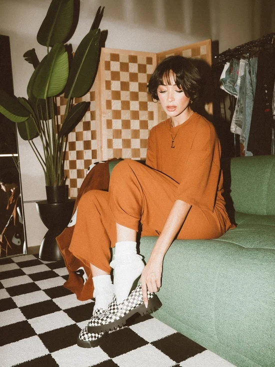 Dressed in LALA Rust Track Pants & Matching Top Set