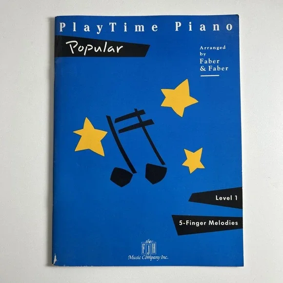 Playtime Piano By Faber & Faber Level 1 5 Finger Method Sheet Music