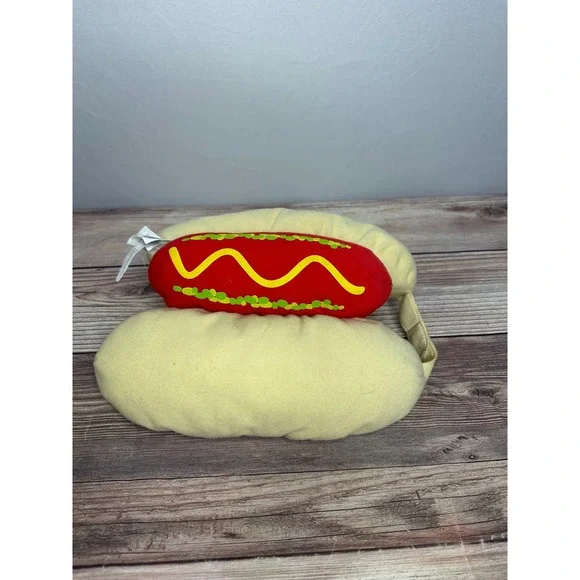 Build a Bear Workshop Plush Hot Dog Costume Pet Toy