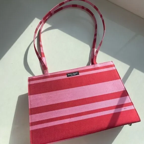 Vintage Kate Spade Striped Bag Purse