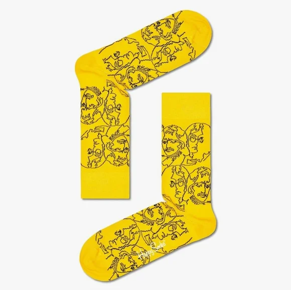 NWT Unisex The Beatles Happy Socks