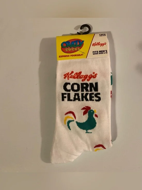 Fun Novelty Socks Featuring Corn Flakes
