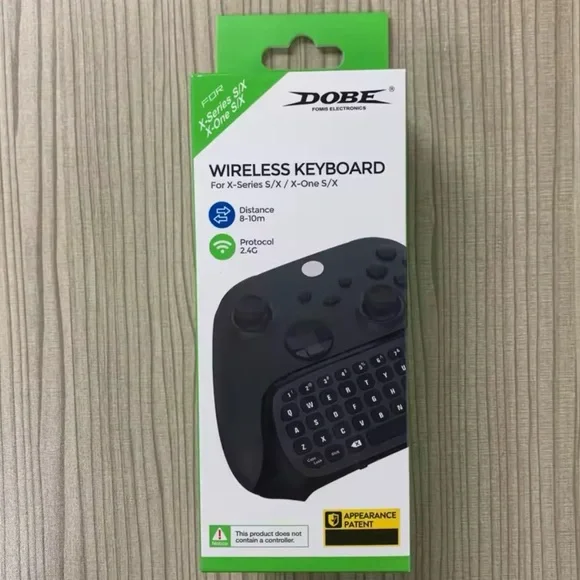 2.4G Wireless Keyboard for Xbox Series S/X Controller Chat Pad with USB