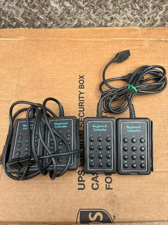 Atari 2600 OEM Original CX50 Keyboard Controllers Lot Bundle Of 4