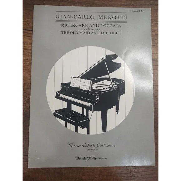 RICERCARE AND TOCCATA ON A THEME FROM THE OLD MAID AND THE THIEF PIANO SOLO M23